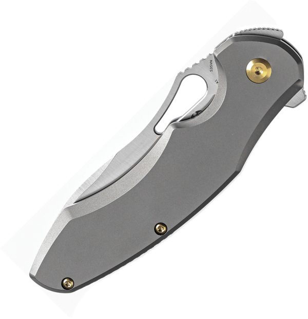 Kansept Knives Echis Framelock 3.5" CPM S35VN Black Stonewash Folding Knife