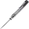 Kansept Knives Dako Folding Knife 3.25" Damascus Blade Crossbar Lock Timascus