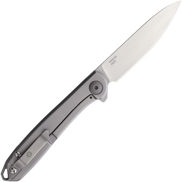 Karbon Tidbit Framelock Folding Knife 3in Bohler N690 Blade