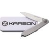 Karbon Tidbit Framelock Folding Knife 3in Bohler N690 Blade