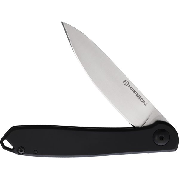 KARBON Tidbit Framelock Folding Knife 3" Black N690