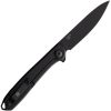Karbon Tidbit Framelock Black 3" Folding Knife
