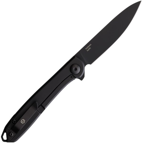 Karbon Tidbit Framelock Black 3" Folding Knife