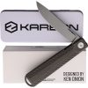 KARBON Beatnik Framelock 3.25" CPM-20CV Titanium Folding Knife