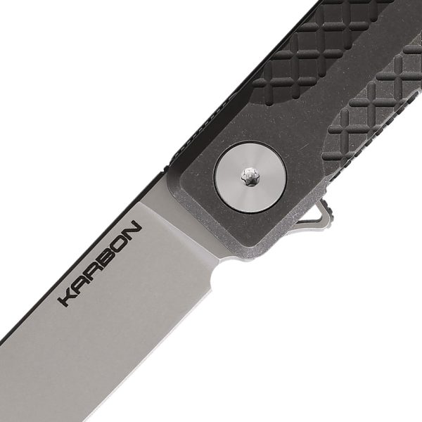 KARBON Beatnik Framelock 3.25" CPM-20CV Titanium Folding Knife