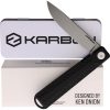 KARB111_add_03 Karbon Beatnik Framelock 14C28N 3.25" Black Folding Knife