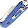 Ketuo Ventr V2 Button Linerlock Folding Knife Blue G10 2.88"