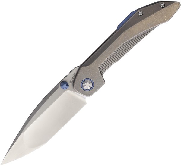 Ketuo Stabitha Framelock SW Folding Knife 3.63" M390 Tanto
