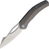 KETM0131 Ketuo Slashley Framelock Folding Knife 3.25" M390 Gray Titanium