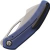 KETM0132_add_01 Ketuo Slashley Framelock Folding Knife Blue Titanium 3.25" Blade