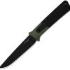 Kizer Cutlery Area Eight Fixed Blade 4.25" Black/OD Green