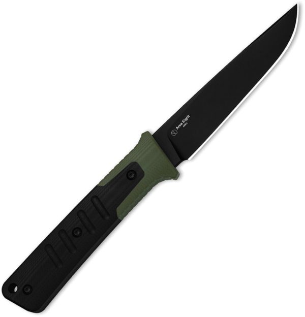 Kizer Cutlery Area Eight Fixed Blade 4.25" Black/OD Green