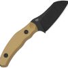 Kizer Cutlery Bulldog Fixed Blade 3" 14C28N Tan G10 w/ Sheath