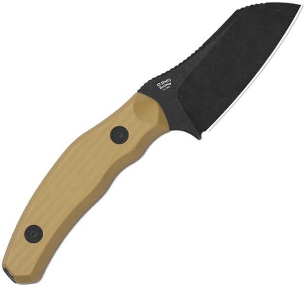 Kizer Cutlery Bulldog Fixed Blade 3" 14C28N Tan G10 w/ Sheath