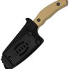 Kizer Cutlery Bulldog Fixed Blade 3" 14C28N Tan G10 w/ Sheath