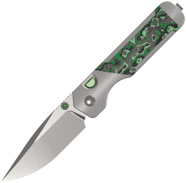 Kizer Cutlery Militaw 315 Button Linerlock Folding Knife 3.13" M390