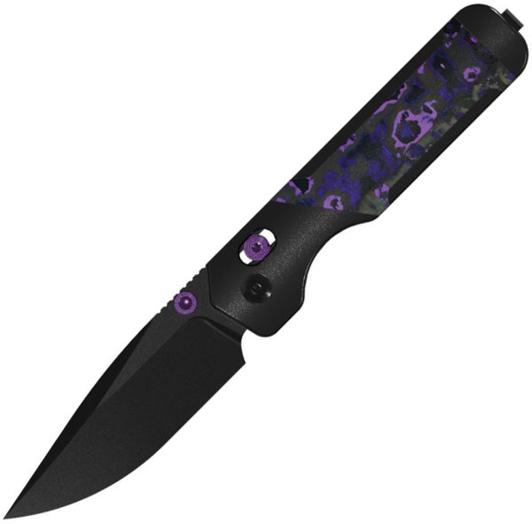 Kizer Cutlery Militaw 315 Folding Knife Clutch Lock 3.13" Black