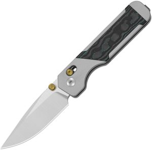 Kizer Cutlery Militaw 315 Folding Knife Clutch Lock 3.13" Elmax Gray