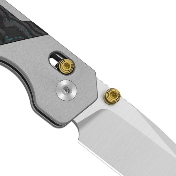 Kizer Cutlery Militaw 315 Folding Knife Clutch Lock 3.13" Elmax Gray