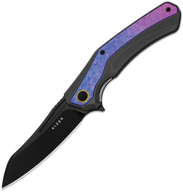 Kizer Cutlery Draca Linerlock Folding Knife Black S45VN