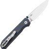Kizer Cutlery Begleiter 2.9 Button Linerlock Blue/Black Micarta