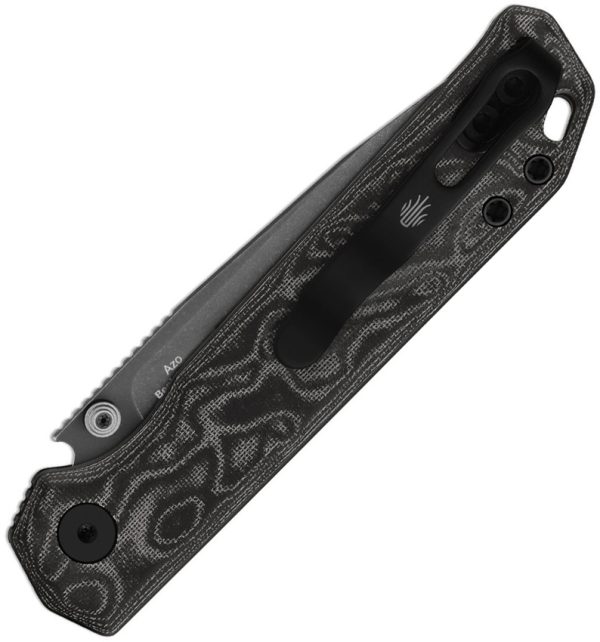 Kizer Cutlery Begleiter 2.9 Linerlock Folding Knife Black Micarta