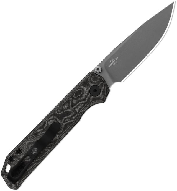 Kizer Cutlery Begleiter 2.9 Linerlock Folding Knife Black Micarta