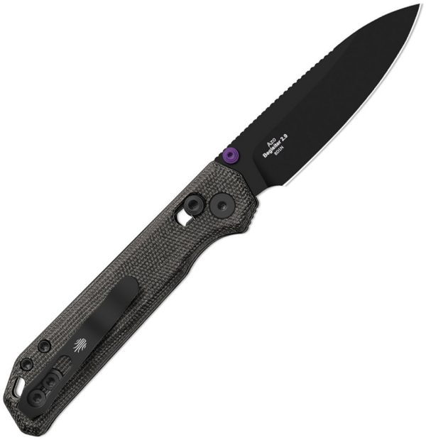 Kizer Cutlery Begleiter 2.9 Folding Knife Clutch Lock 3" Black