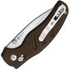 Kizer Cutlery C01C Clutch Lock Folding Knife 2.95" Nitro V Brown