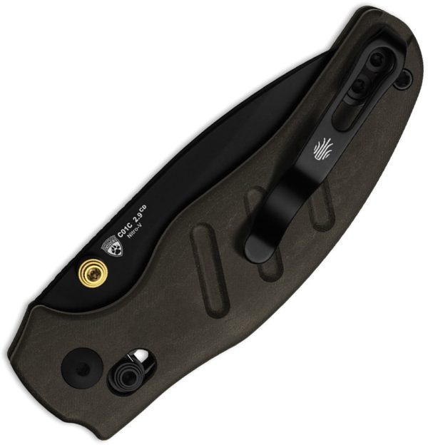 Kizer Cutlery C01C Folding Knife 2.95" Nitro V Clutch Lock Richlite
