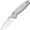 Kizer Cutlery Khamsin Clutch Lock Folding Knife Gray Aluminum 3.13" Nitro V
