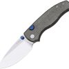 KIV3801A1 Kizer Cutlery Glaux Button Linerlock Folding Knife 3in 14C28N Black
