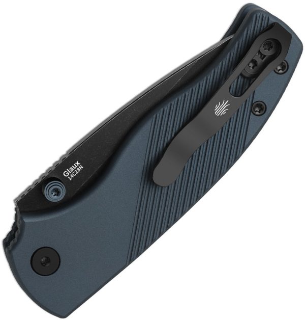 KIV3801A3_add_01 Kizer Cutlery Glaux Folding Knife 3" Black PVD 14C28N Linerlock Blue