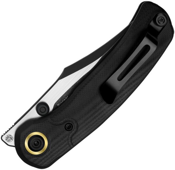 Kizer Cutlery Pioneer Linerlock Folding Knife 3.25" Black G10