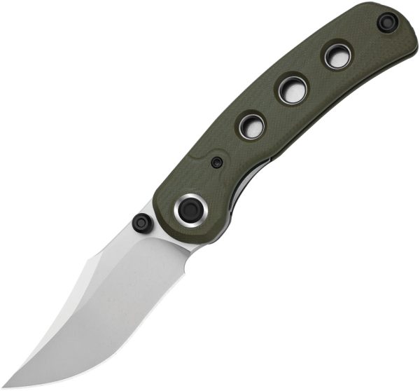 Kizer Cutlery Pioneer Linerlock Folding Knife 3.25" 14C28N Green G10
