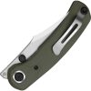 Kizer Cutlery Pioneer Linerlock Folding Knife 3.25" 14C28N Green G10