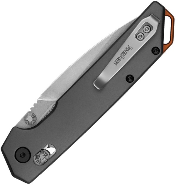 Kershaw Iridium DuraLock Folding Knife 3.5" D2 Gray