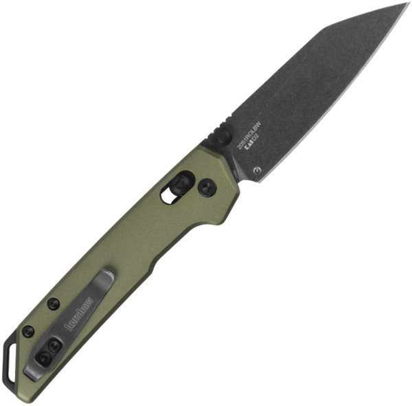 Kershaw Mini Iridium Dura Lock Folding Knife 3" D2 Blade Olive