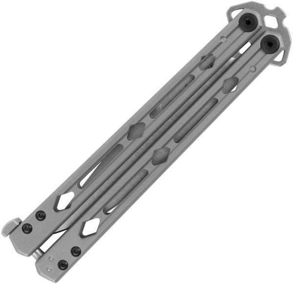 Kershaw Lucha Butterfly Knife 4.63" MagnaCut Stonewash Blade