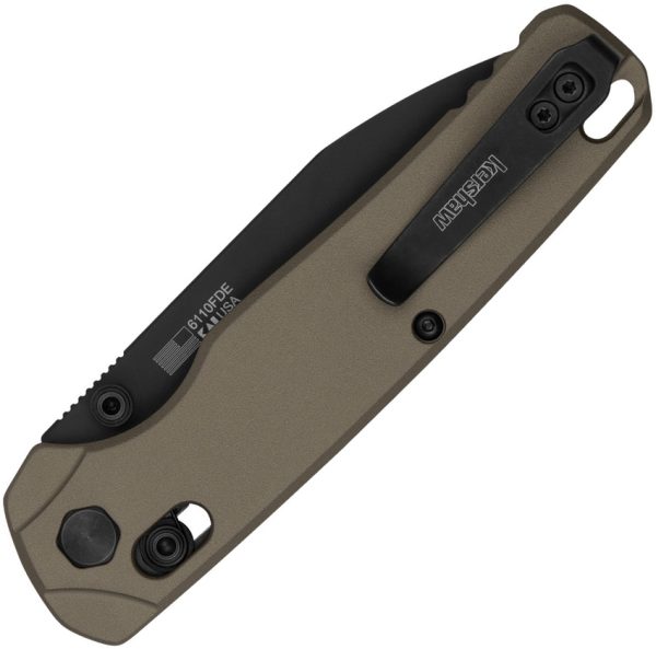 Kershaw Bel Air XL DuraLock Folding Knife 3.38" M4 FDE