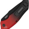 Kershaw Auto Launch 1 Button Lock Folding Knife 3.5" MagnaCut Black Red