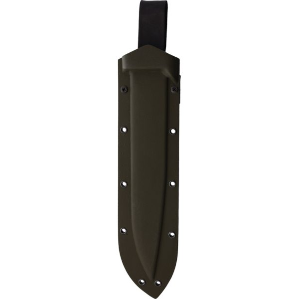 Kukrax Kukri 11.5" Black 1075HC Steel Blade w/ Kydex Sheath