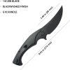 Kubey Scimitar Folding Knife 3.5" AUS-10A Linerlock Black