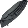 Kubey Anteater Linerlock 3.5" Folding Knife Blackwash 14C28N