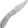 KB Knives Stingray Button Lock Folding Knife 3.13" Gray