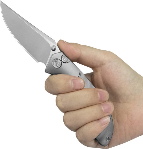 KB Knives Stingray Button Lock Folding Knife 3.13" Gray