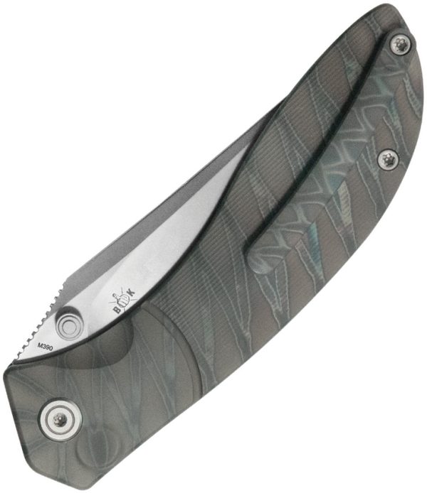 KB Knives Stingray Button Lock Folding Knife Red 3.13" Blade