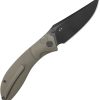 KB Knives Stingray Button Lock Folding Knife 3.13" M390 Bronze Ti