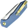 KB Knives Vagrant Linerlock Folding Knife 3" M390 Blue Micarta