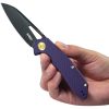 KB Knives Vagrant Linerlock Folding Knife 3" Bohler M390 Purple G10